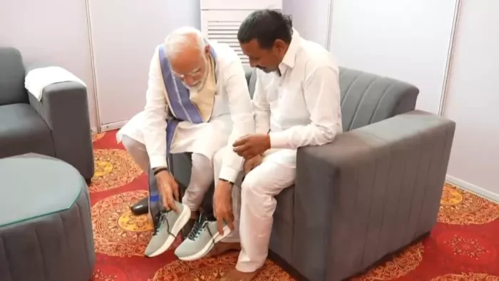 Who is Rampal Kashyap? Those who carried the Premier Modi with his hands read why I walked barefoot for 14 years – which is Rampal Kashyap Prime Minister Modi, made him wear with Andh Hands Whrefoot for 14 years