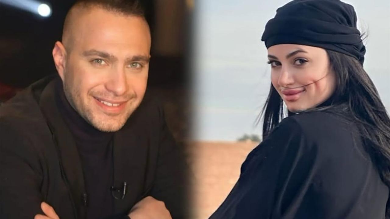 Hossam Habib and his new fiancé – ryan