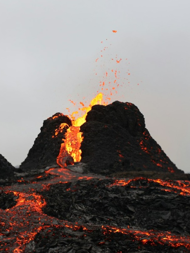 This volcano grows gold every day