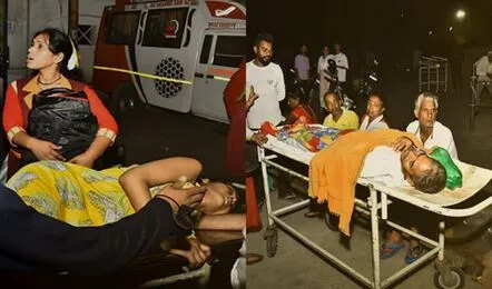 Fel Brand in the Lucknow Government Hospital, 250 rescued, one death, see rescue operation in video