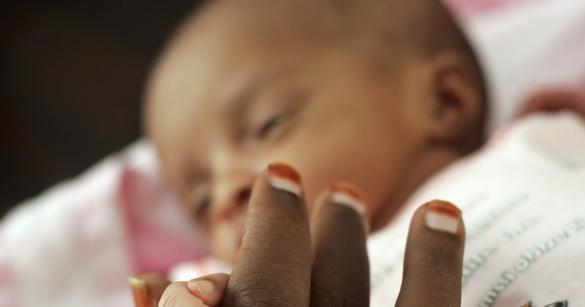 The death of 4.5 million women and a child during pregnancy or birth annually