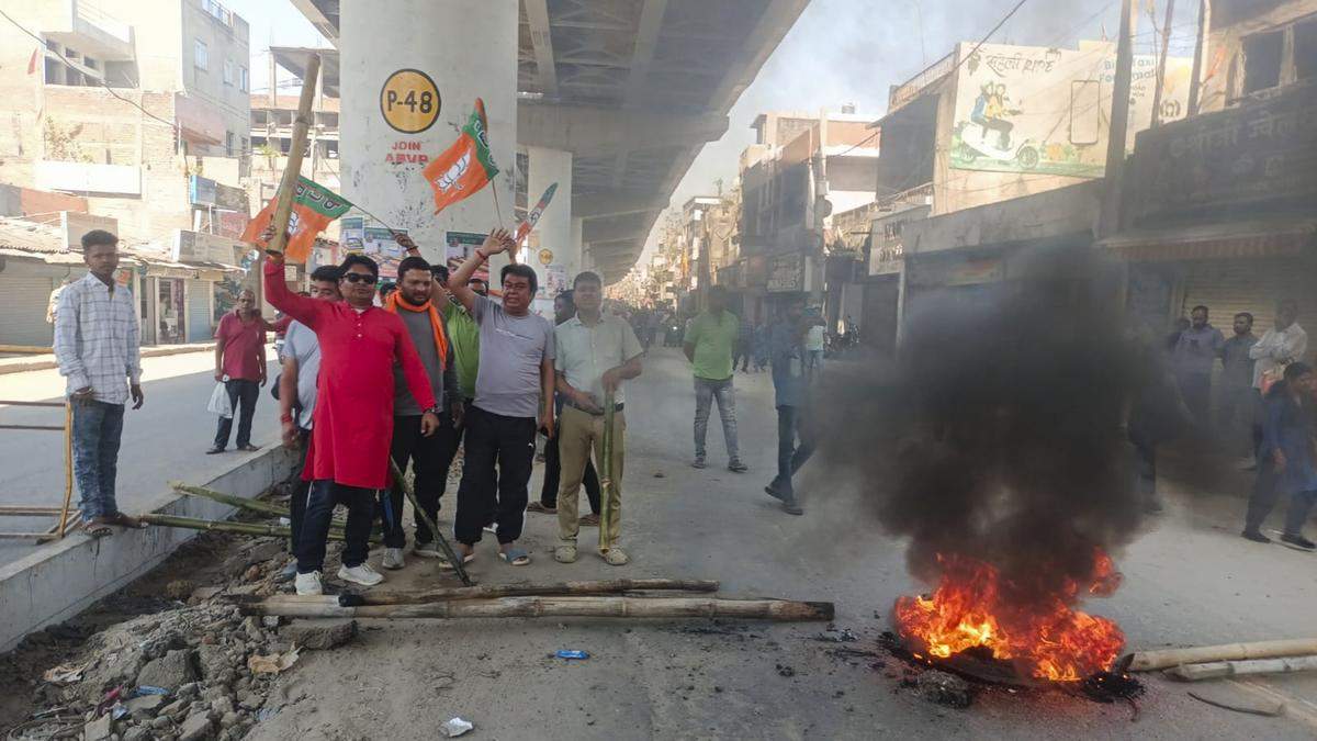 Riot about the death of BJP leader Anil Mahato in the Jharkhand meeting, postponed the house’s proceedings