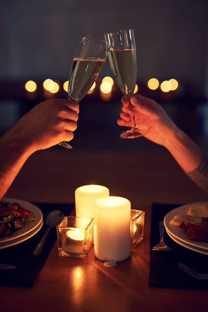 Plan at home candlelight dinner