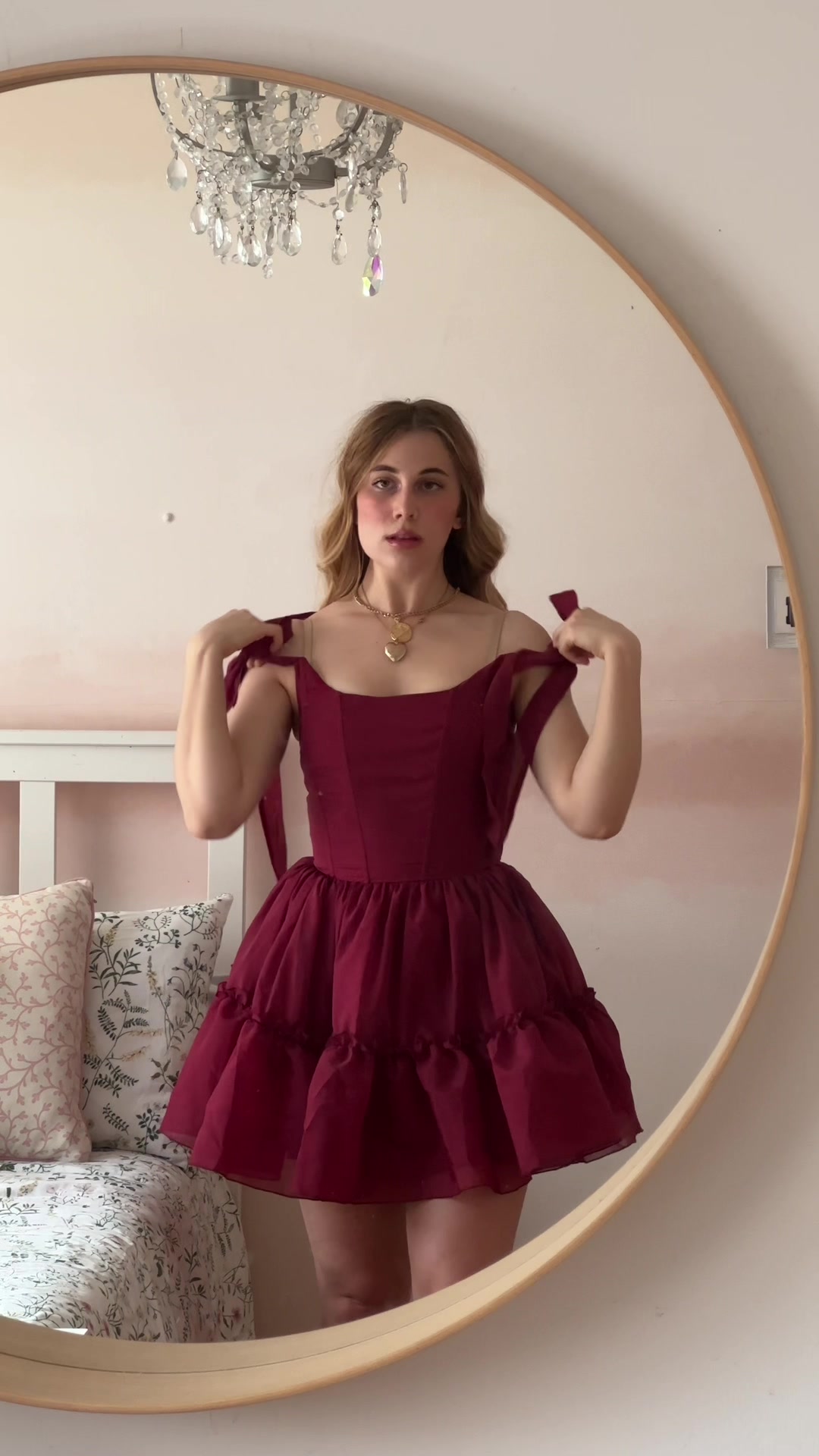 I got my red dress on tonight #princessdress #outfitinspo #grwm … – ryan