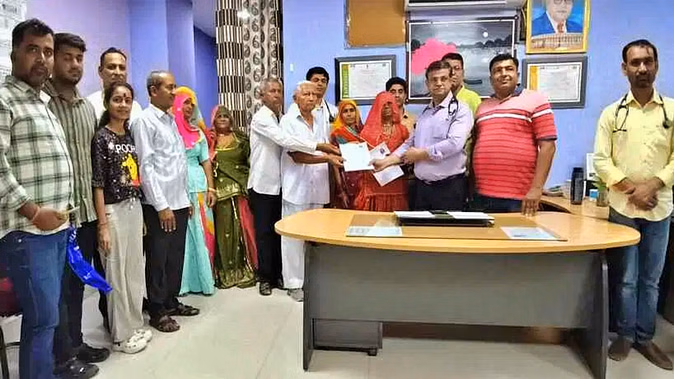 In Barmer, the couple celebrated Ambedkar Jayanti in a unique way, man and woman decided to donate body