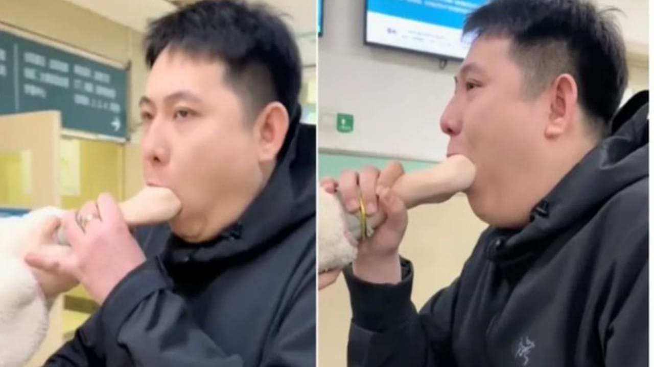 The hand of a girl attached to her boyfriend’s mouth .. video – ryan
