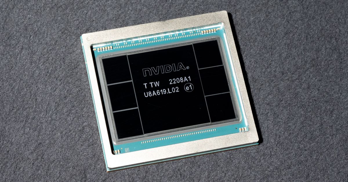What is the Invidia H100 chip that jumped with artificial intelligence shares?