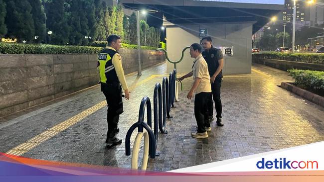 Viral bikes parked on a special South Jakarta Mar Parket stolen stolen