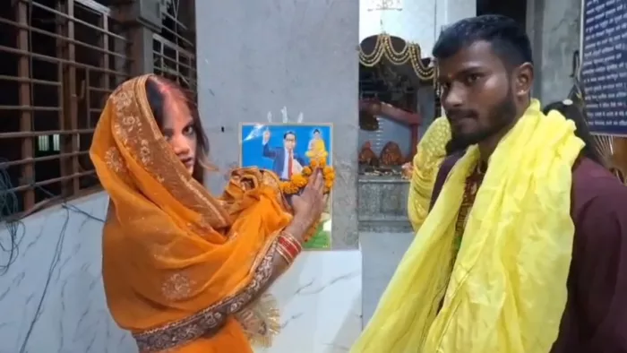 Bhimrao Ambedkar marries Sakshi Moon Mami’s sister, Bridal Bid – Don’t bother the man – Bhimrao Ambedkar Bihar- Marriage with the mother’s aunt sister bride said no one should disturb the man