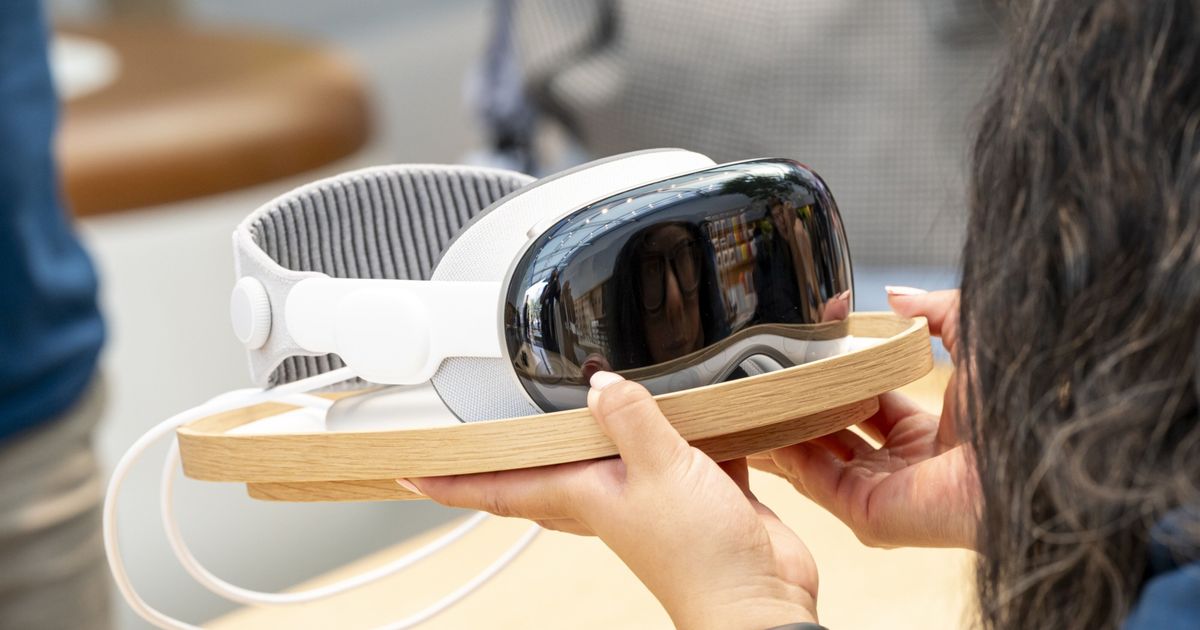 ‘Apple Vision Pro’ -Glasses sold for $ 5,000 outside the United States