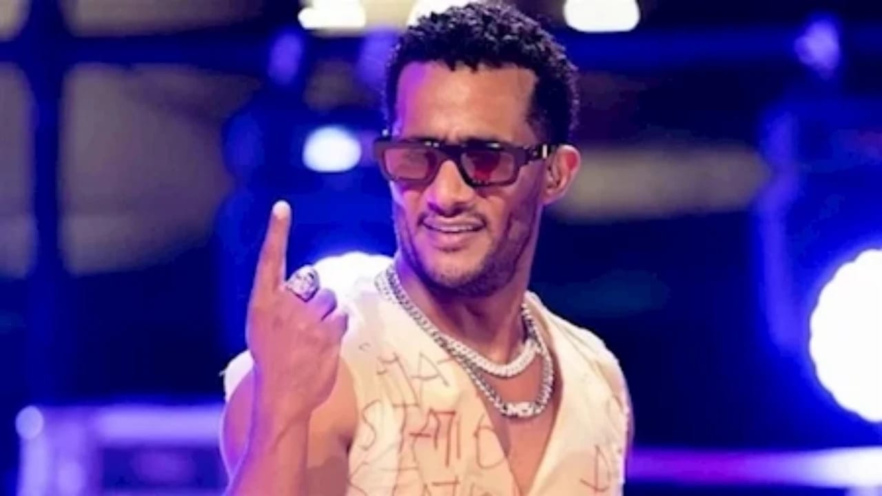 A strange look for Mohamed Ramadan at his concert at the Kochilla International Festival in America .. Pictures – ryan