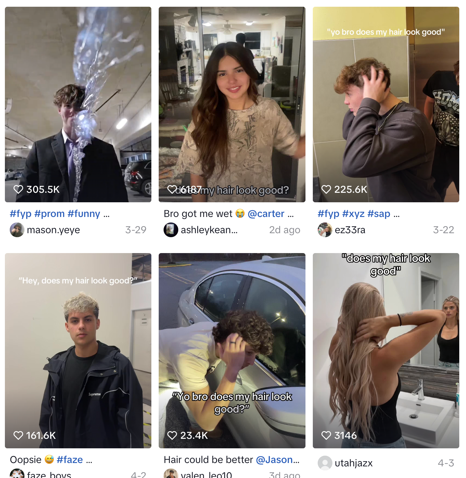 What is the ‘bro does my hair look good?’ TikTok trend—and why are teen boys peeing on each other? – ryan