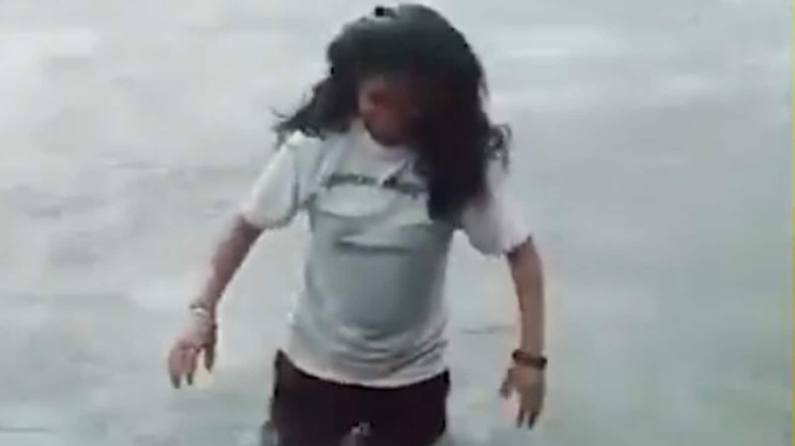 Shocking Video | Woman drowned in the Bhagirathi River of Uttarakhand during the filming of Instagram reel | Today news