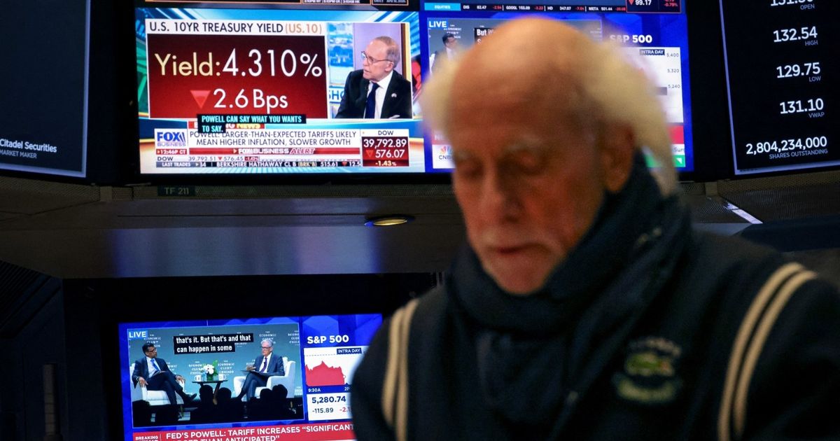 Wall Street indicators deepen their losses to federal warnings