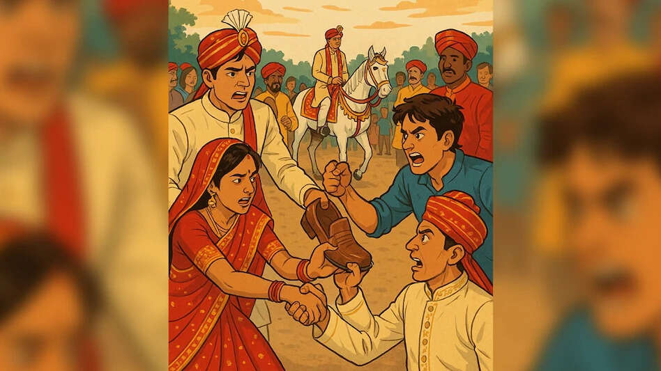 The grace of marriage becomes a battlefield! Peeled over the stubbornness of 10 thousand in the shoe stolen ceremony … angry girl hostage the march
