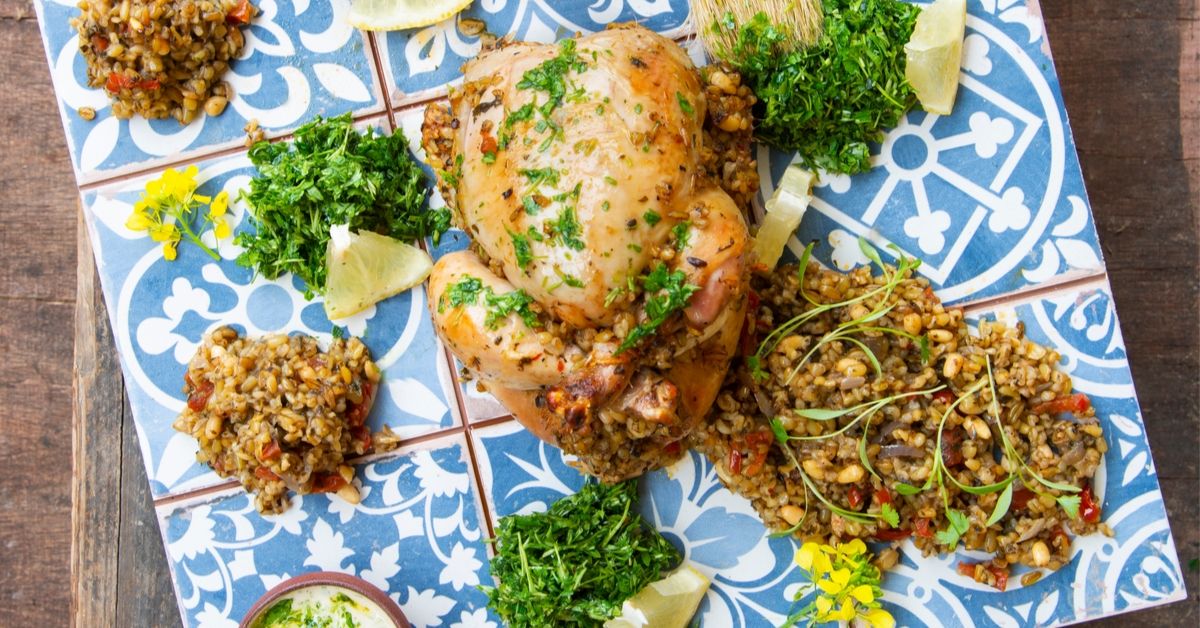 Chicken filled with Freekeh – Web medicine