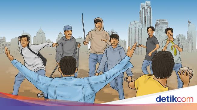 Police secure 7 people related to clashes between groups on Jalan Raya Bogor
