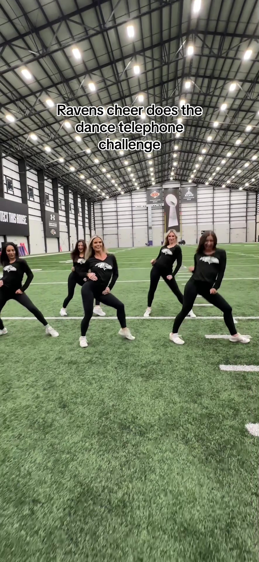 Ravens cheer tried the dance telephone challenge inspired by Rockettes! … – ryan