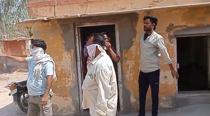 Amonia -gas leak in ice factory in bikaner, people suffering breathing, chaos in the area