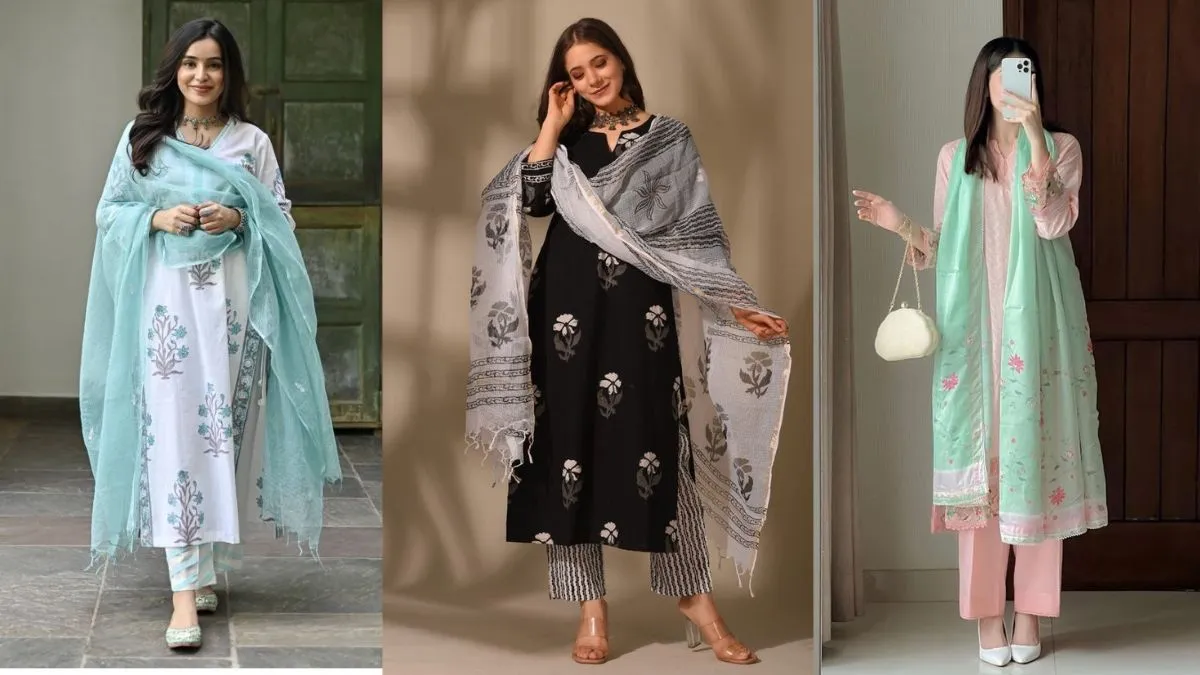 Best Cotton Kurti pants with Dupatta: Get a comfortable look this summer