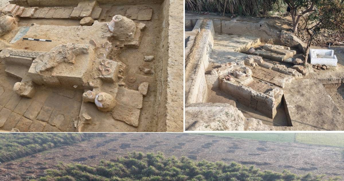 18 TRANCHER -MACHINE ran in town in town, ‘treasure’ found inside the ground did not believe