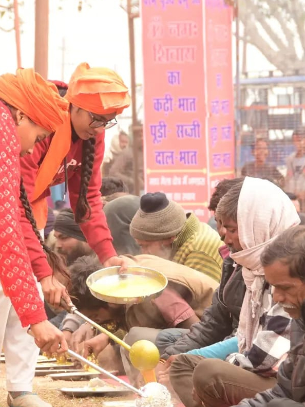How much ration consumption in mahakumbh