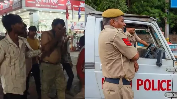 MP -News: Dr Ambedkar’s picture is busy with the bathroom, people furious; Shopkeeper was stripped and beaten – people got angry with the insult of Dr Ambedkar and beat the accused