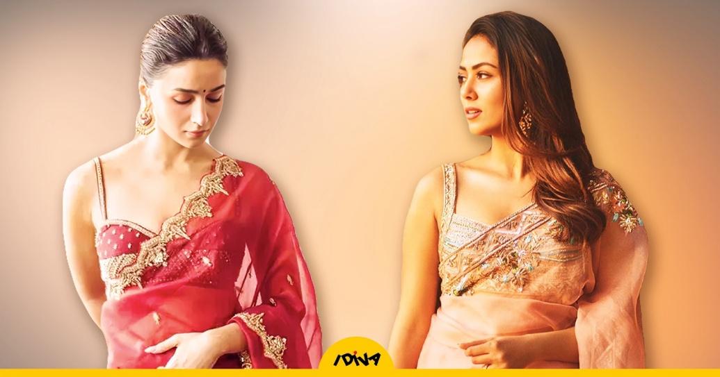 9 Best Organza Sarees Online That Radiate Grace & Glamour—Perfect For Weddings! – ryan