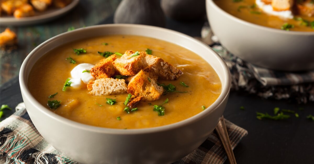 Pumpkin soup with cream – web medicine