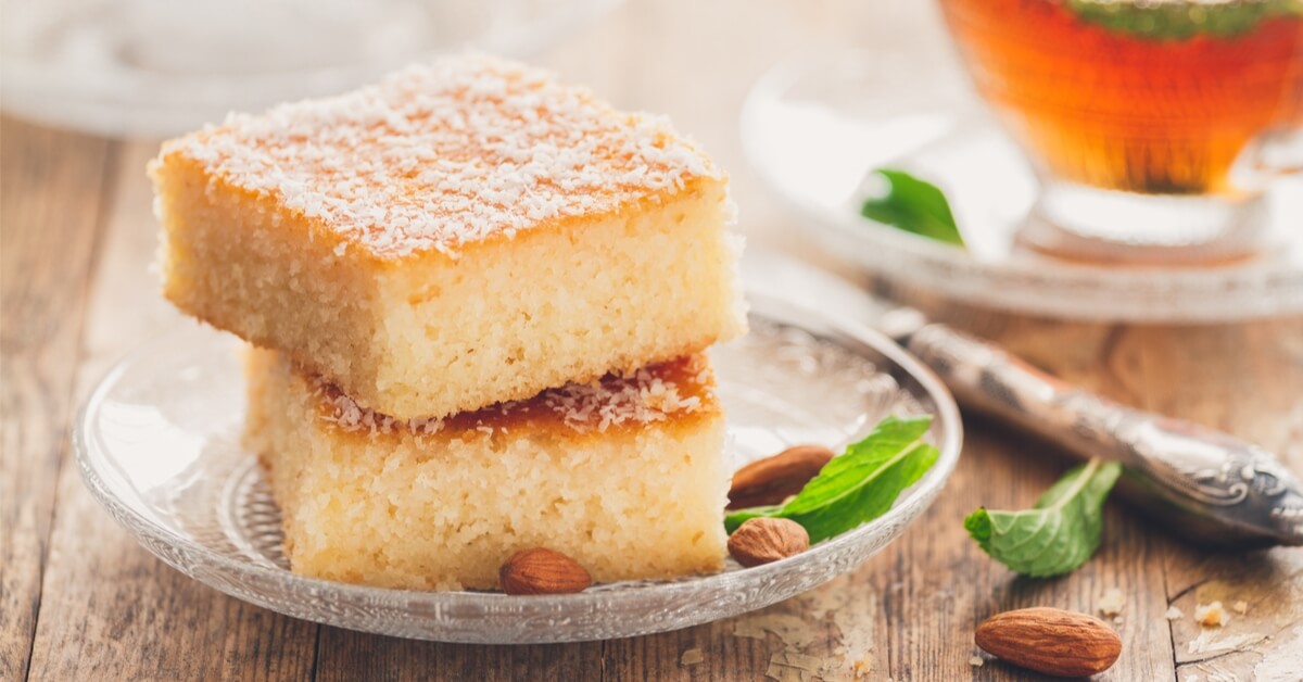 Coconut cake with semolina – web medicine