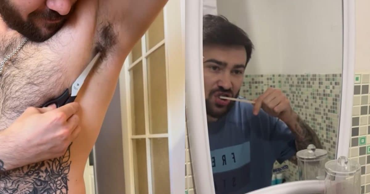 “Didn’t see as much poverty!” The man made a toothbrush by pasting in armpits, beard and breast -cut hair!