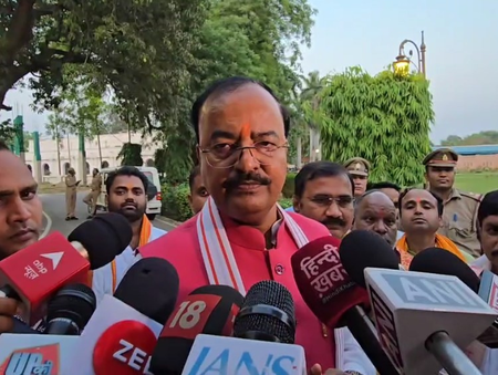 SP will be finished with party: Deputy CM Keshav Prasad Maurya