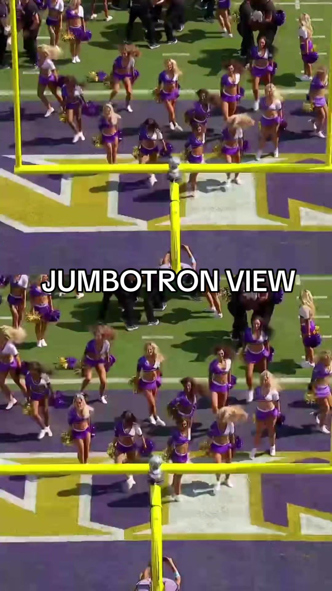What the jumbotron sees during our performance … – ryan