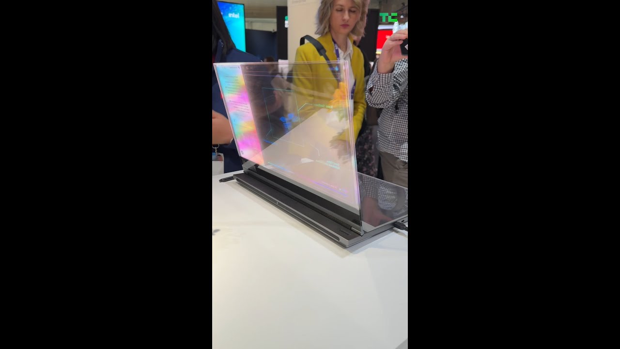 Lenovo’s fully transparent laptop concept | MWC 24