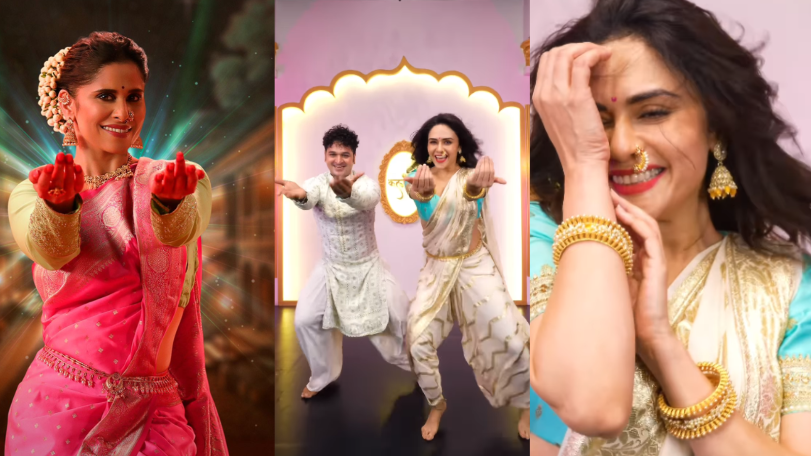 Amruta Khanvilkar Lavani Dance on Sai Tamhankar Aalech Me Song; सई ताम्हणकरच्या गाण्यावर अमृतानं लावणी करणं नेटकऱ्यांना खटकलं – ryan