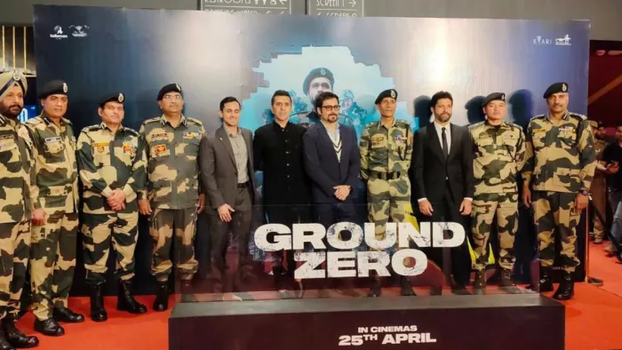 The premiere of the film ‘Ground Zero’ took place after 38 years in Jammu, special performance for BSF Soldiers – Ground Zero Premiere in JAMMU after 38 years special show for BSF Jawans