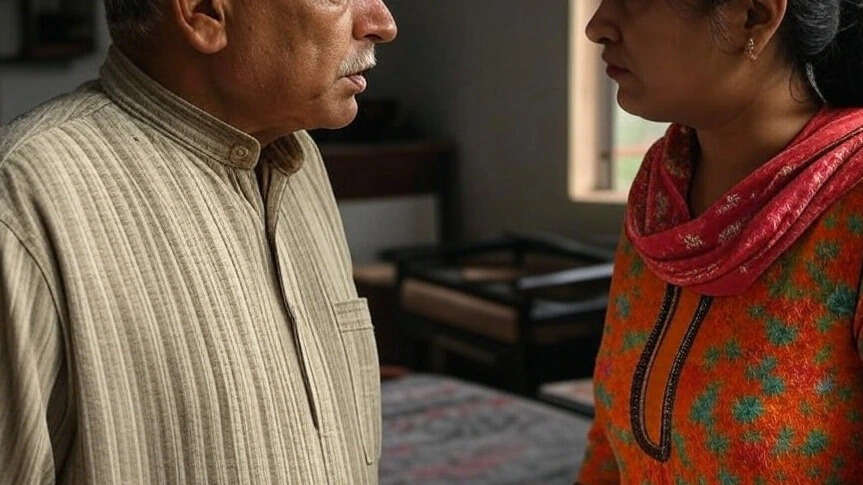 Drunk 70 -Year -Oh Father -In -law with a 30 -Year -Oh Daughter -in -law, will tremble the matter