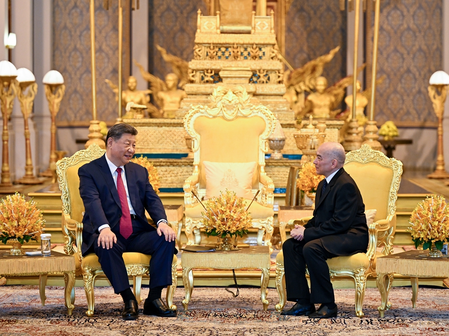 Xi Chinfing met with Cambodia leaders