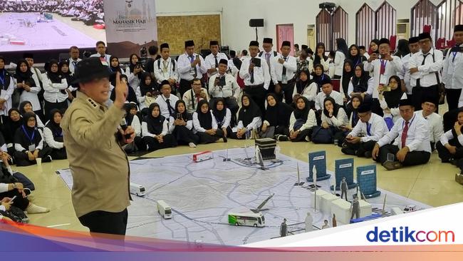 Prospective Hajjy officers held a simulation and prepared to welcome the pilgrims in Saudi
