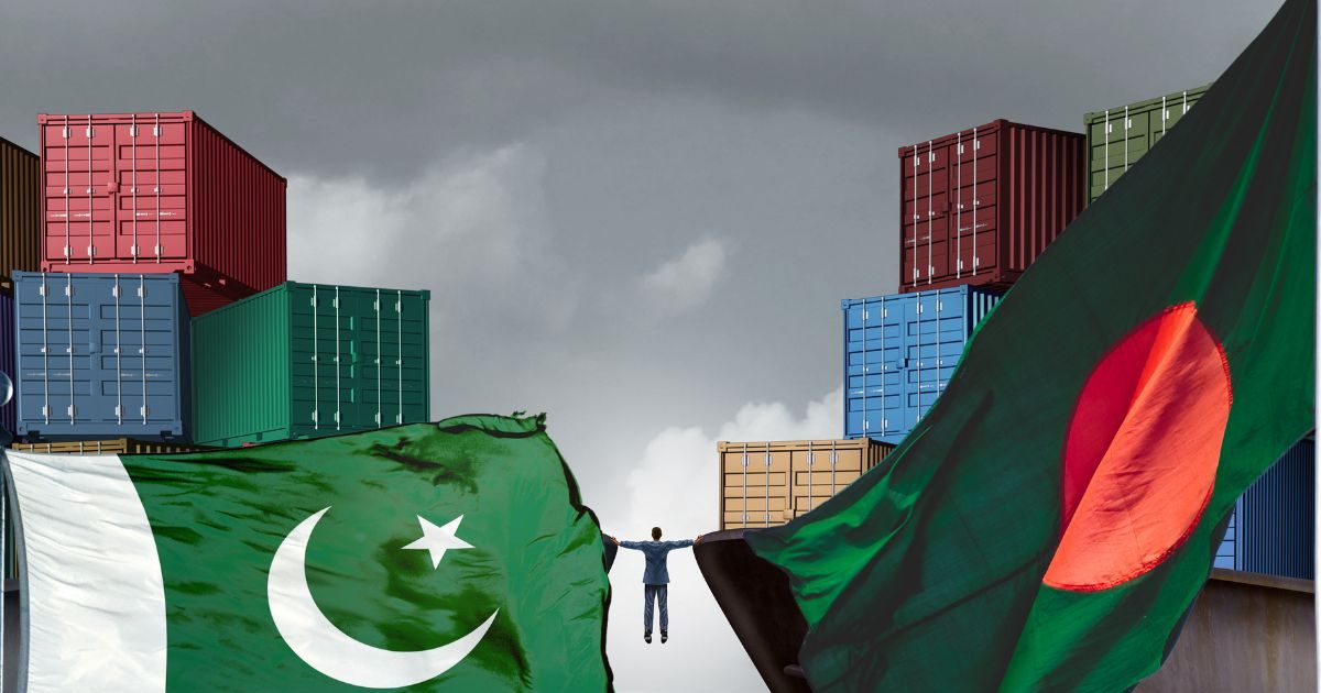 Who is stronger in Bangladesh and Pakistan? Whose business with India