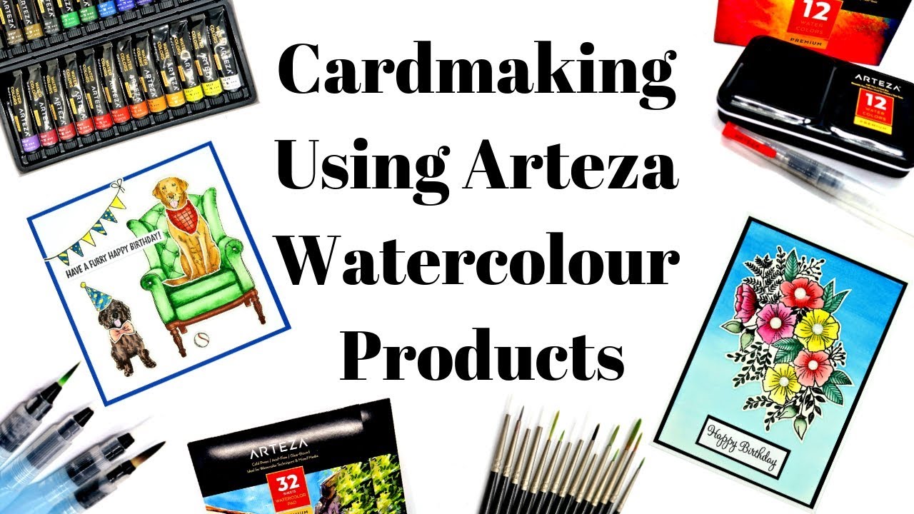 NEW Watercolour Art Supplies From Arteza
