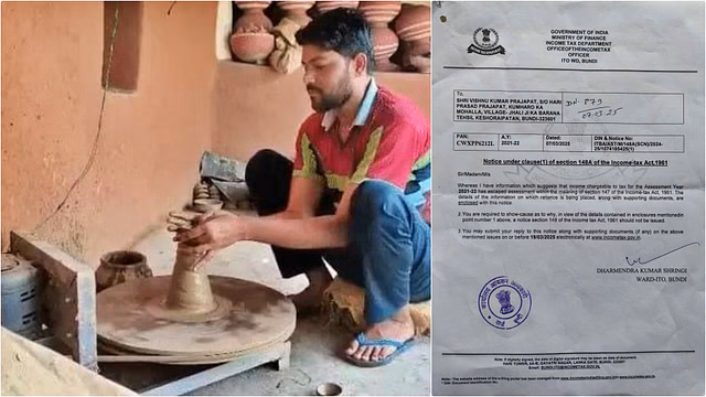 Matki -Seller in Bundi received income tax notification of 10.61 crore, false victim