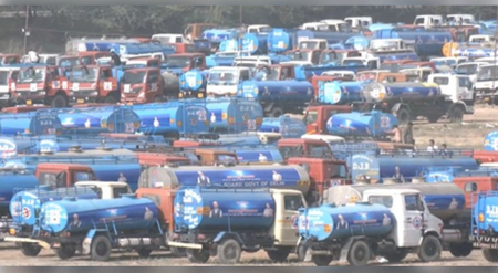 From today on, 1,111 GPS water tanker will run in Delhi, the green signal shown, claim water wastage and theft will be controlled