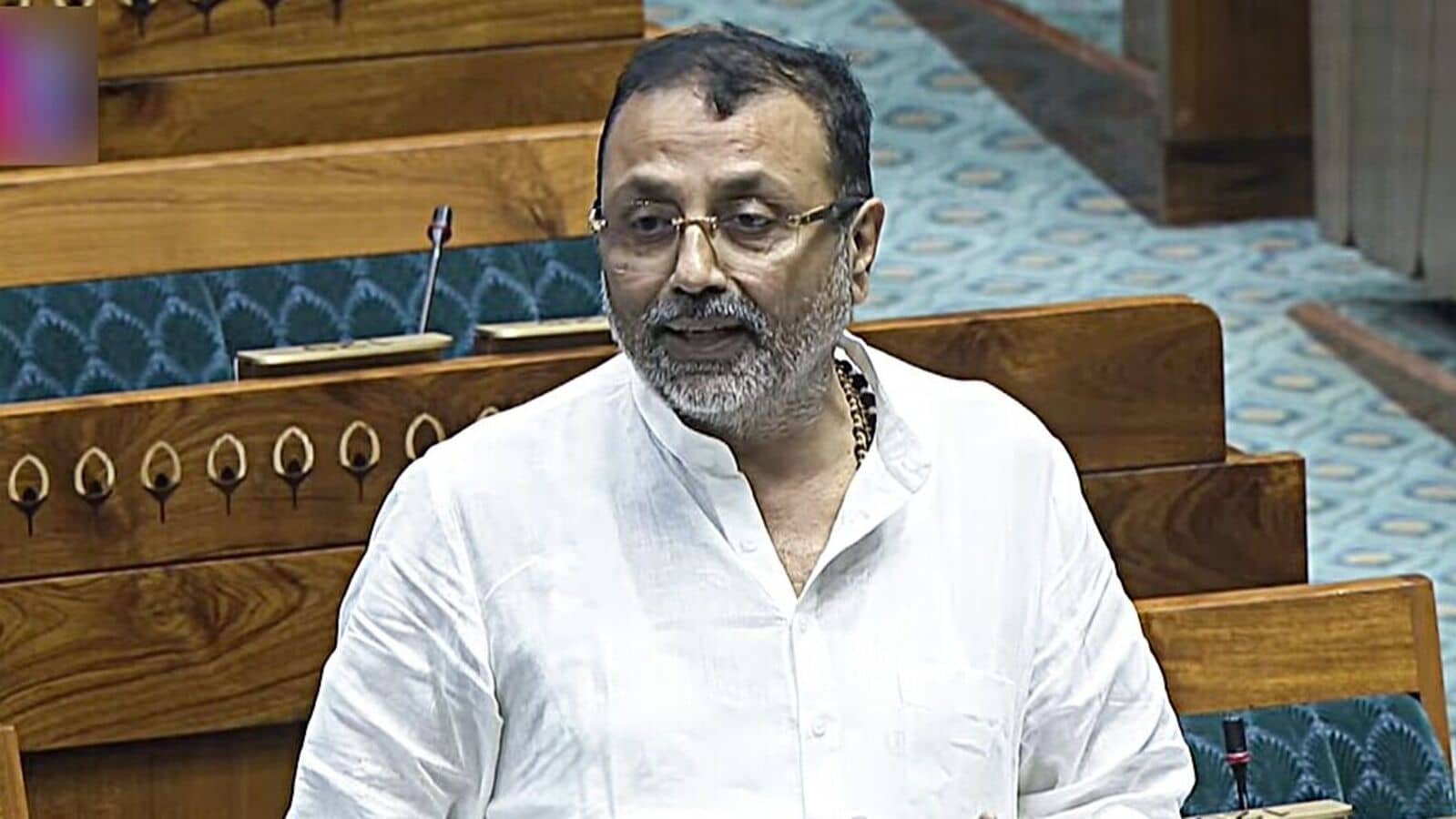 MUNICATION ACTION AGAINST BJP MP NISHICANT Dubey on anti-SC remarks, ‘responsible for Civil Wars’ Jibe by CJI | Mint