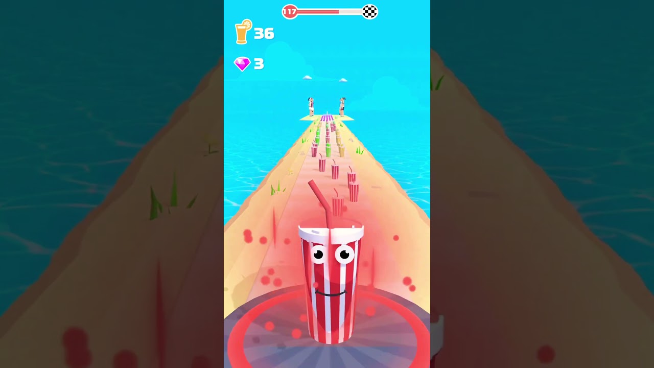 Juice Run 🥤 All Levels Gameplay Android, IOS – Walkthroughs Level 117 – ryan