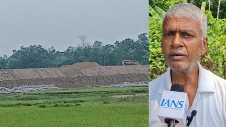 Tripura: Villagers of Belonia expressed concern about Bangladesh’s bank about the possibility of flood