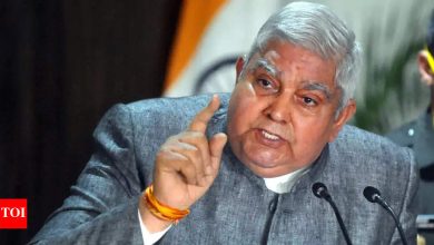 Opposition, BJP spar over Dhankhar’s judiciary tirade