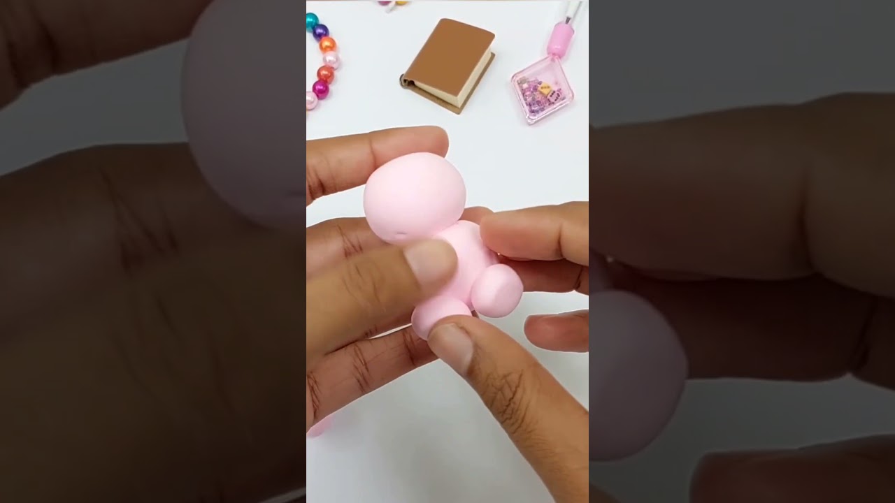 Simple No-bake Craft For Beginners! #playdough #craft #diy #shorts – ryan