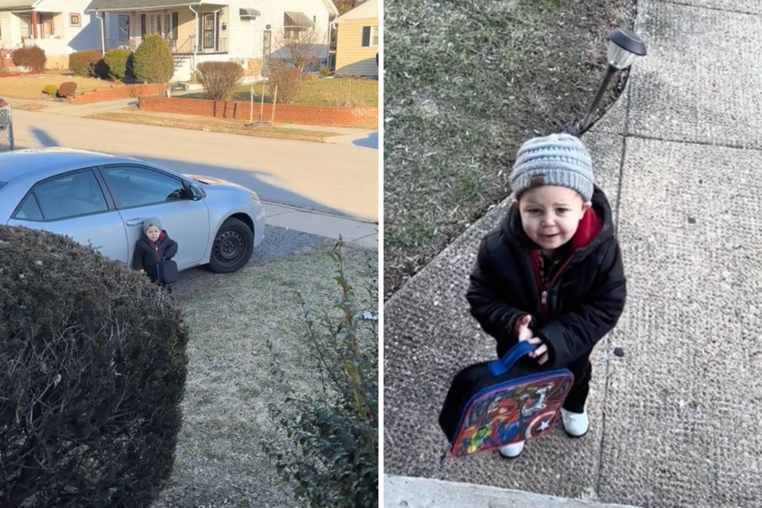 Hearts melt at how mom manages to cajole stubborn toddler into house – ryan