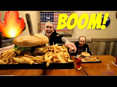 TEXAS’ BEAST BURGER CHALLENGE 7 5 LBER! THE BACKYARD GRILL MOM VS FOOD FT KENNEDY & PUHL – ryan